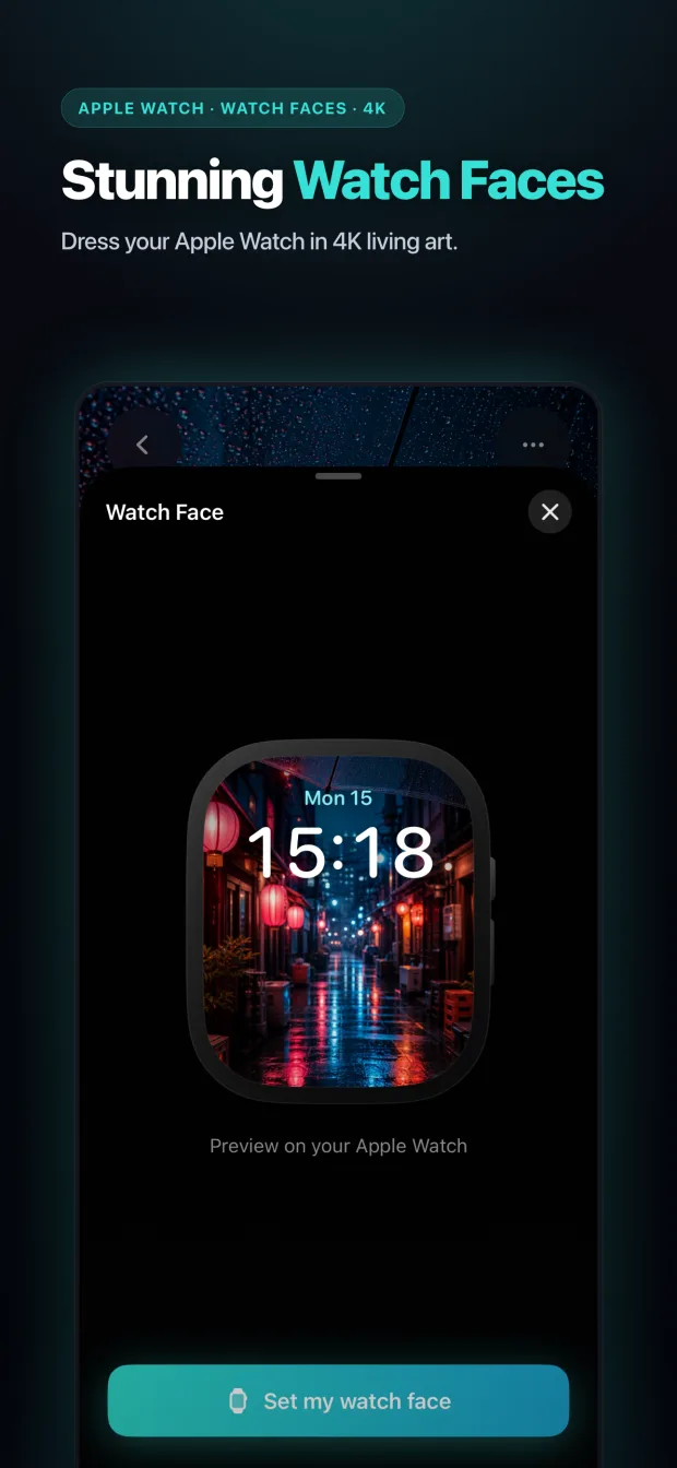 2Live — stunning Apple Watch faces